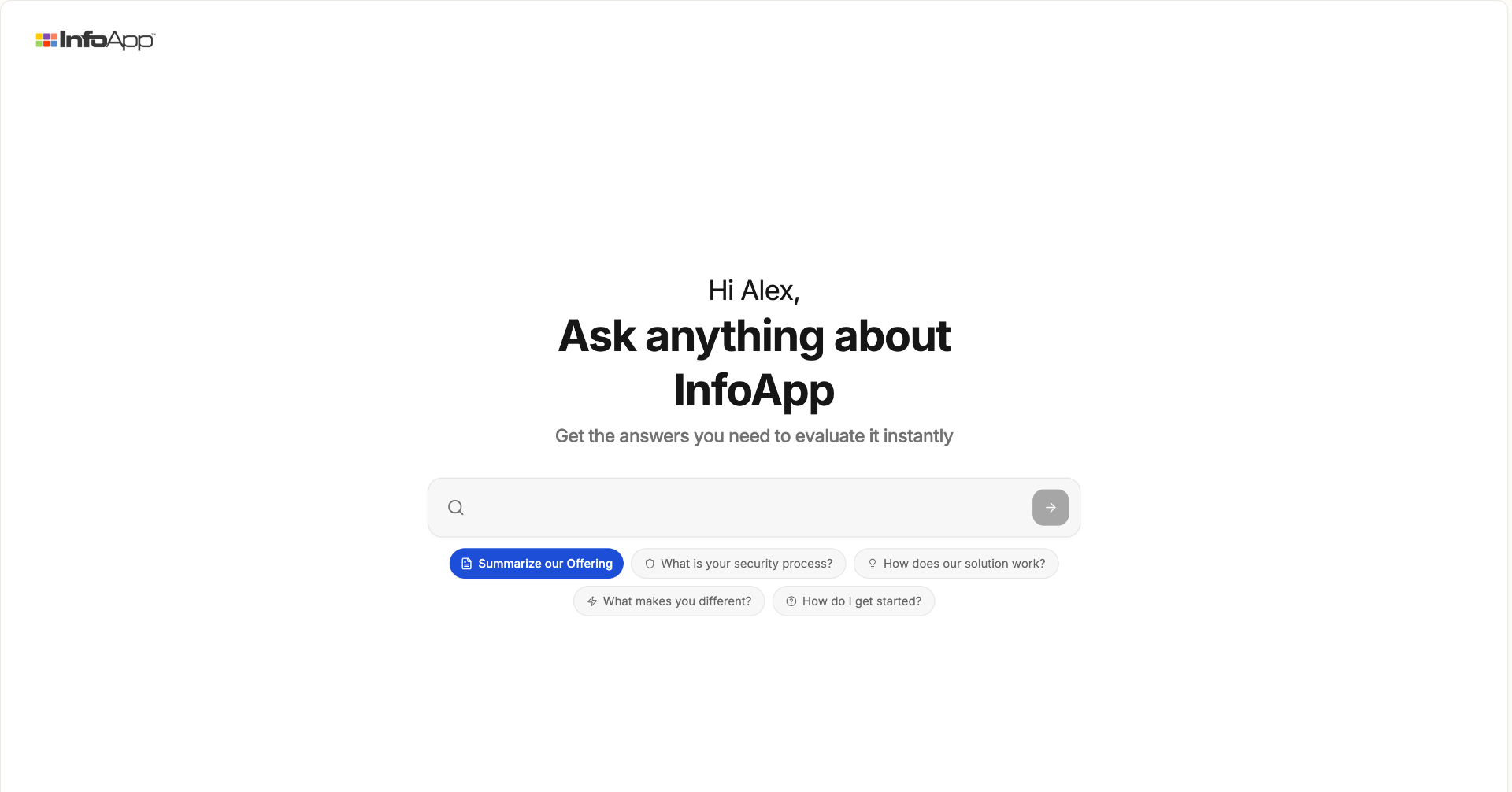 InfoApp research page